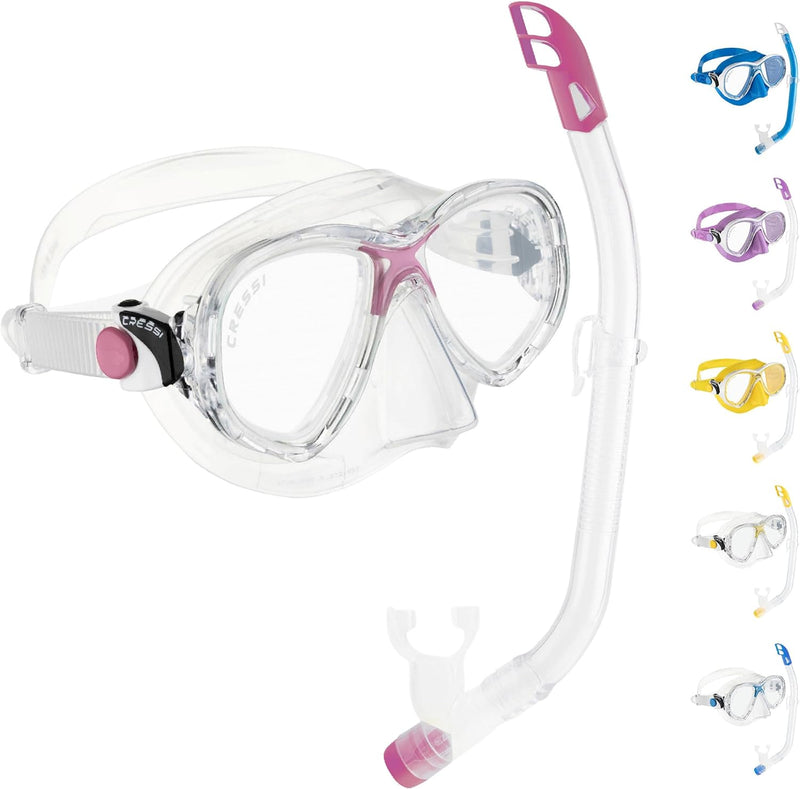 Cressi Marea Jr - Maske oder Maske Marea Jr + Schnorchel Top zum Tauchen und Schnorcheln, Einheitsgr