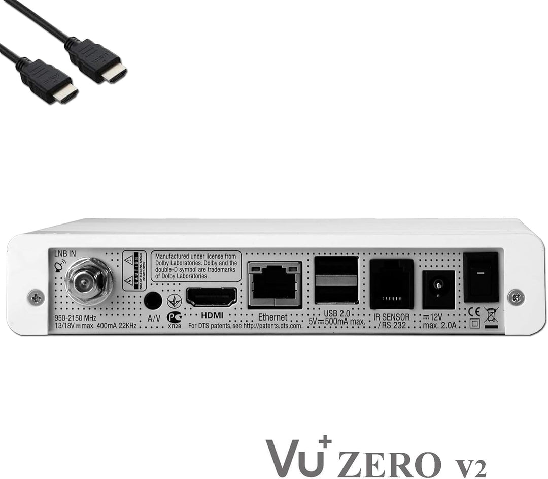 VU+ Zero HW Version 2-1x DVB-S2 Full-HD Sat Tuner E2 Linux Receiver, YouTube, Satellit Receiver mit
