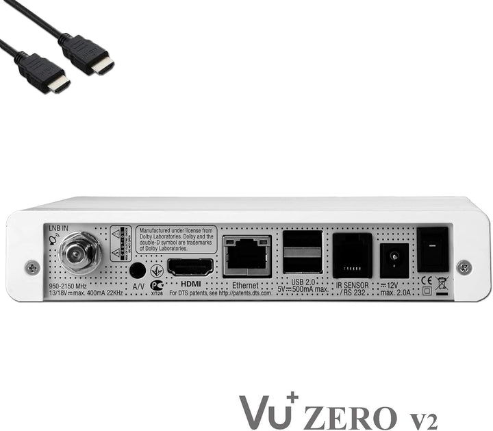 VU+ Zero HW Version 2-1x DVB-S2 Full-HD Sat Tuner E2 Linux Receiver, YouTube, Satellit Receiver mit