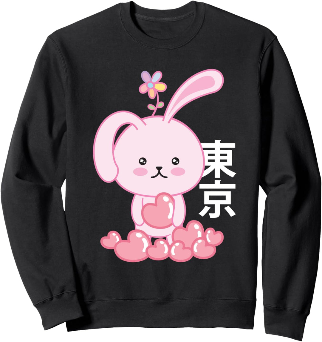 Pastell Goth Kawaii Kleidung Kawaii Herzen Goth Bunny Tokyo Sweatshirt