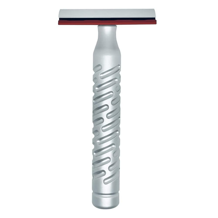 The Goodfellas' smile, Styletto Sting Red Sicherheitsrasierer silber / schwarz 1 stück (1er Pack), s