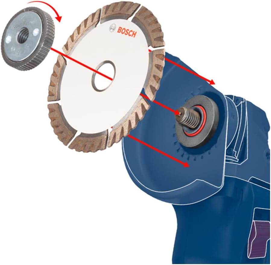 Bosch Professional 1x Diamanttrennscheibe Standard for Stone (für Stein, Granit, Beton, Ø 400 x 20/2