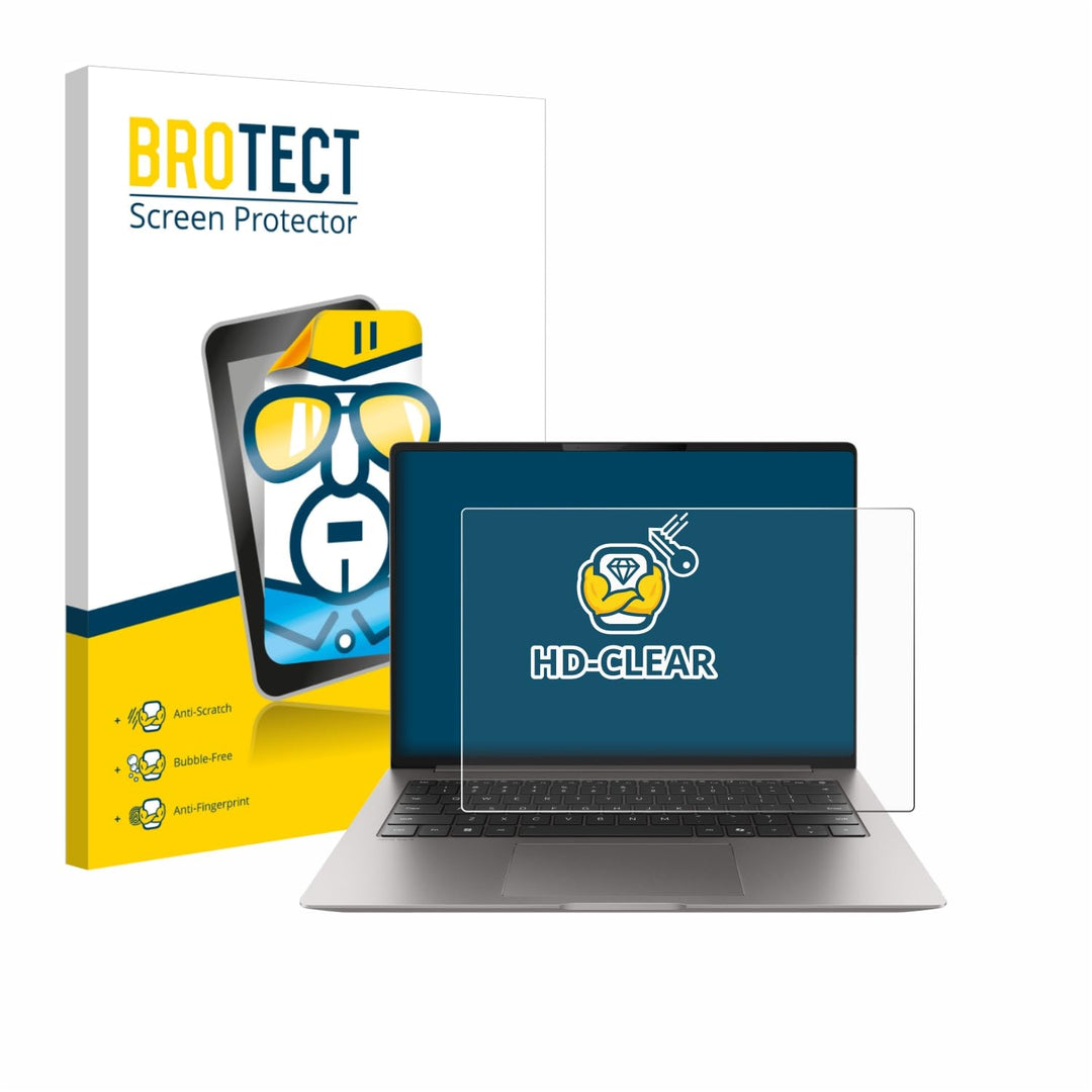 BROTECT Schutzfolie für Honor MagicBook Pro 14 Displayschutz Folie Made in Germany, Ultra-Klar