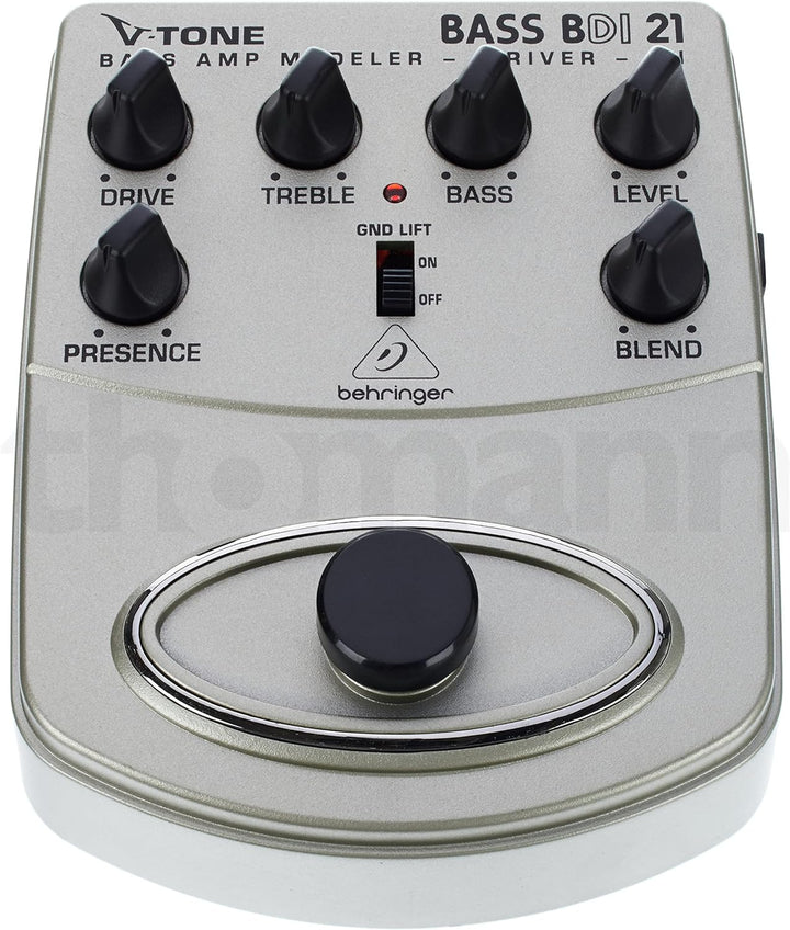 Behringer V-TONE BASS DRIVER DI BDI21 Bass Amp Modeler/Direct Recording Preamp/DI Box V-TONE BASS DR