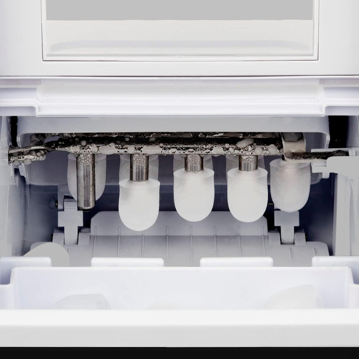Wëasy KW12 Eiswürfelmaschine/ 12 kg Eiswürfel pro Tag / Sichtfenster / 2,2 Liter Wassertank / Wasser
