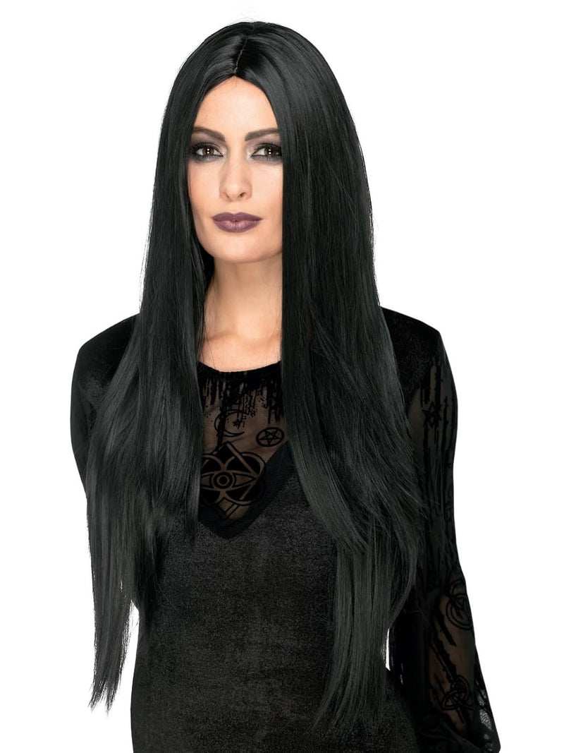 Deluxe Witch Wig OS Black, OS Black