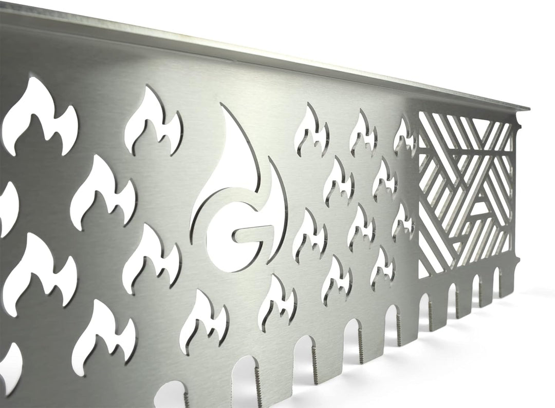 Grillrost.com Das Original Edelstahl Multistation | Warmhalterost für Burnhard Big Fred | mit Drumst