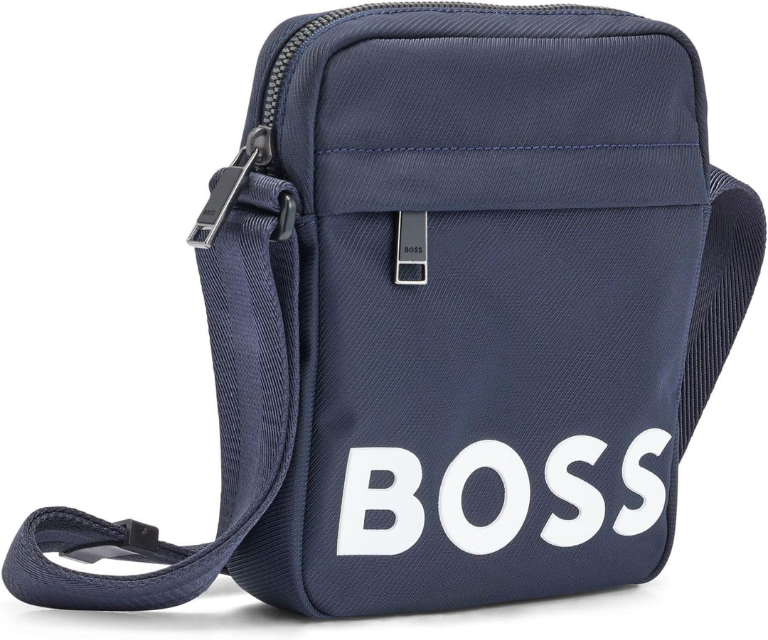 BOSS Umhängetasche Schultertasche Crossbag Catch 2.0DS_NS zip Dark Blue401, Dark Blue401