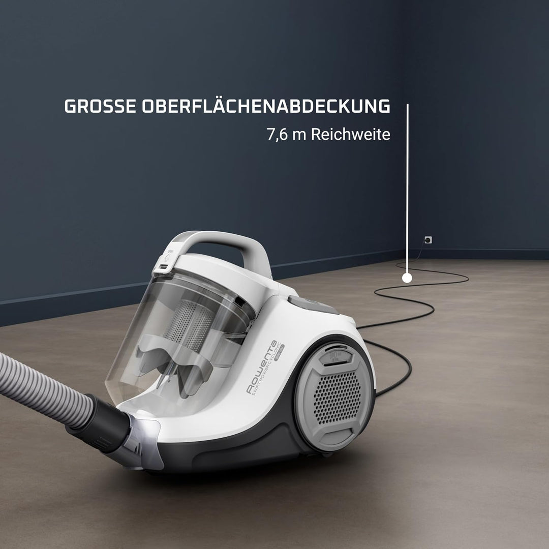 Rowenta Swift Power Cyclonic | RO2917 | Bodenstaubsauger ohne Beutel | 900 W | 77 Dezibel | 1.2 lite