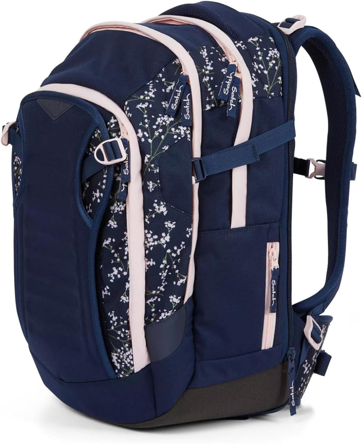 satch Unisex Kinder Match Schulrucksack match (1er Pack), Bloomy Breeze - Dunkelblau