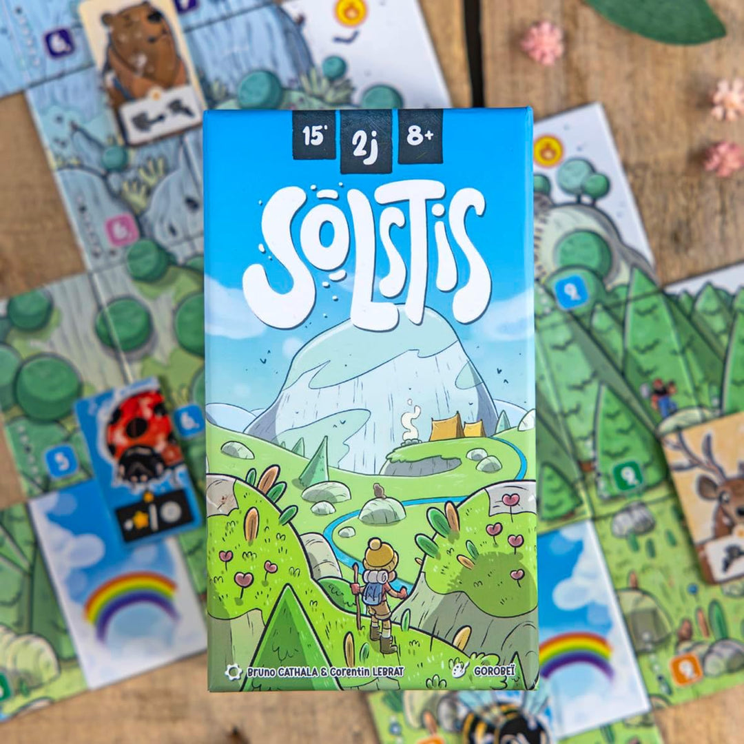 Solstis – Gesellschaftsspiel für 2 Spieler – Spiel 8 Jahre und älter – Taktisches Duell – Familiensp