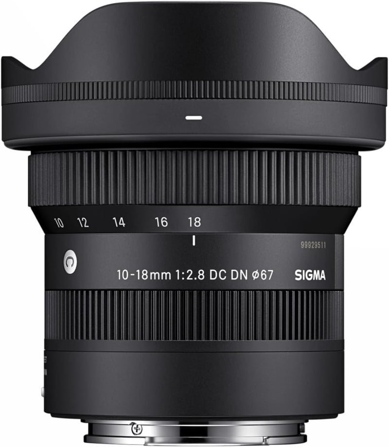SIGMA Objectif 10-18mm f/2.8 DC DN Compatible Sony E