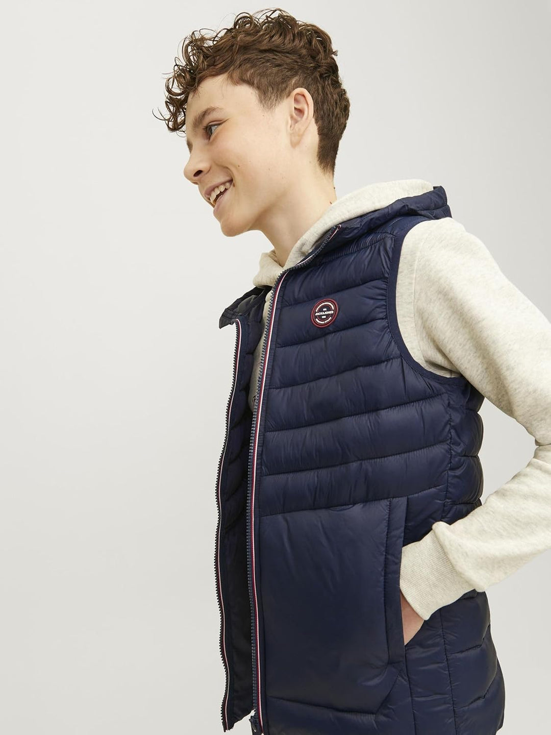 JACK & JONES boy Steppweste Steppweste Junior 176 Navy Blazer, 176 Navy Blazer
