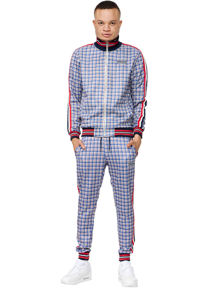 Lonsdale Herren Burmarsh Trainingsanzug S Blue/White/Red, S Blue/White/Red