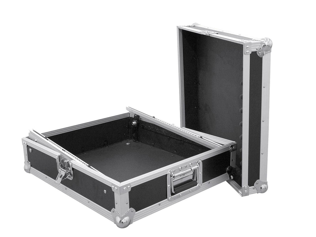ROADINGER Mixer-Case Profi MCV-19 variabel sw 12HE | Flightcase für 483-mm-Geräte (19")