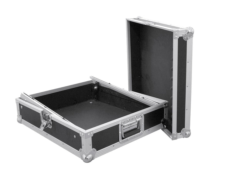 ROADINGER Mixer-Case Profi MCV-19 variabel sw 12HE | Flightcase für 483-mm-Geräte (19")