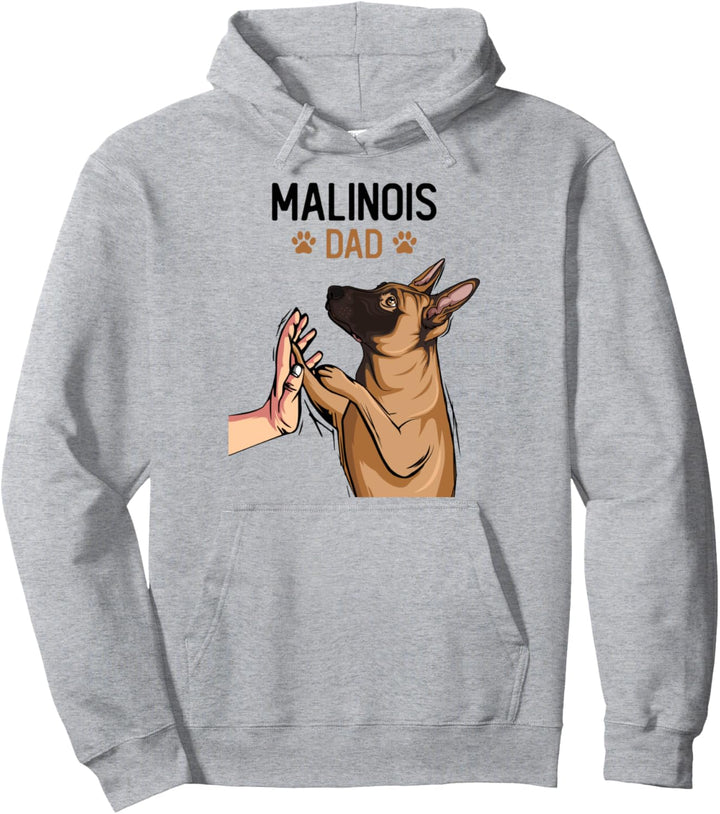 Malinois Dad Hunde Papa Hundehalter Herrchen Pullover Hoodie