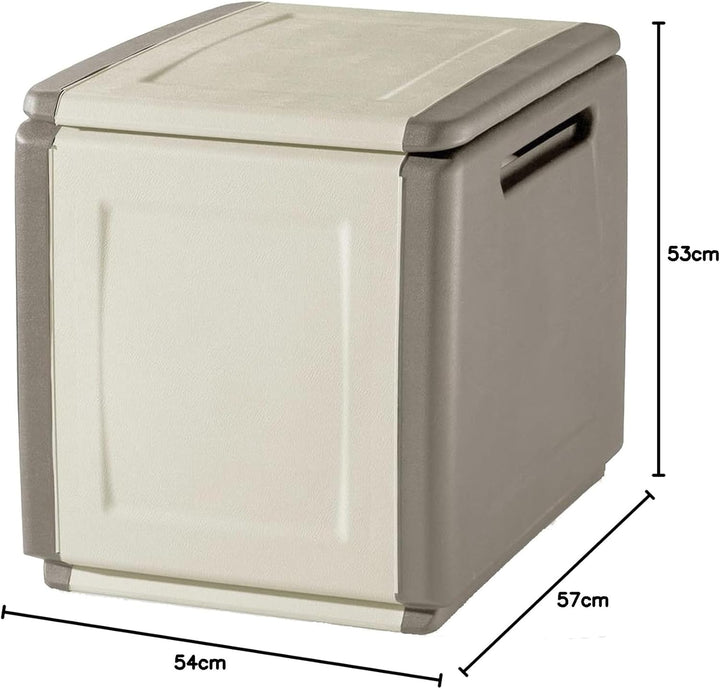 Art Plast Kissenbox CB1/T Gartenbox Auflagenbox Gartentruhe Mehrzwecktruhe 130 Liter