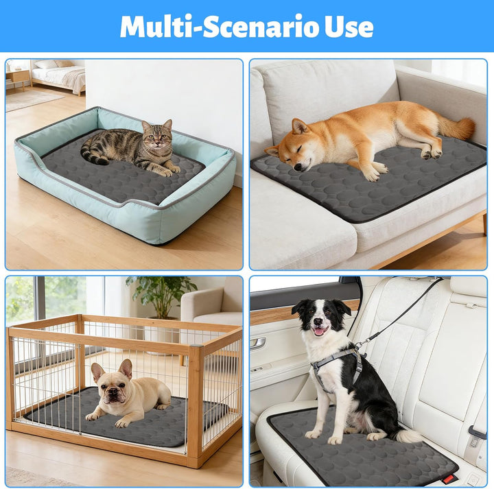 Kühlmatte für Hunde Gross, Selbstkühlend Hundematte 100 * 70cm Kühldecke für Hunde, Sommer Kühlkisse