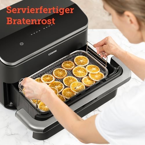Cosori Heissluftfritteuse Zubehör, Multifunktionales Backgitter Kompatibel mit Dual Blaze TwinFry 10
