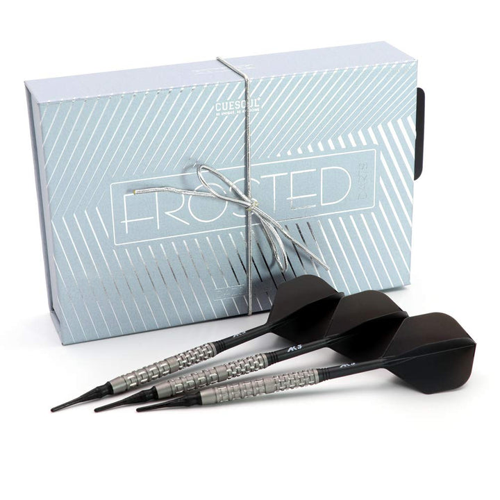 CUESOUL Dazzling 20g Soft Tip 90% Wolfram Dart Set Mattierte Oberfläche mit ROST Flügen CSDZ-DZR0120