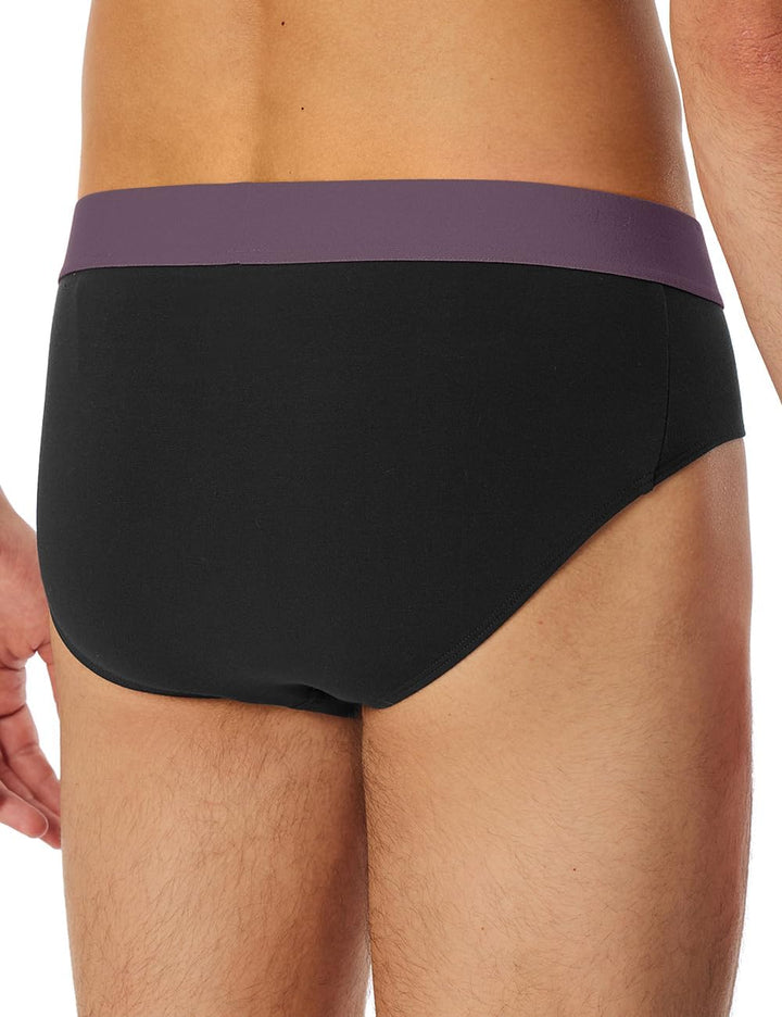 Schiesser Herren 3 PACK Slips Bio Baumwolle Multipack - 95/5 Organic 4 Sortiert 11_180193, 4 Sortier
