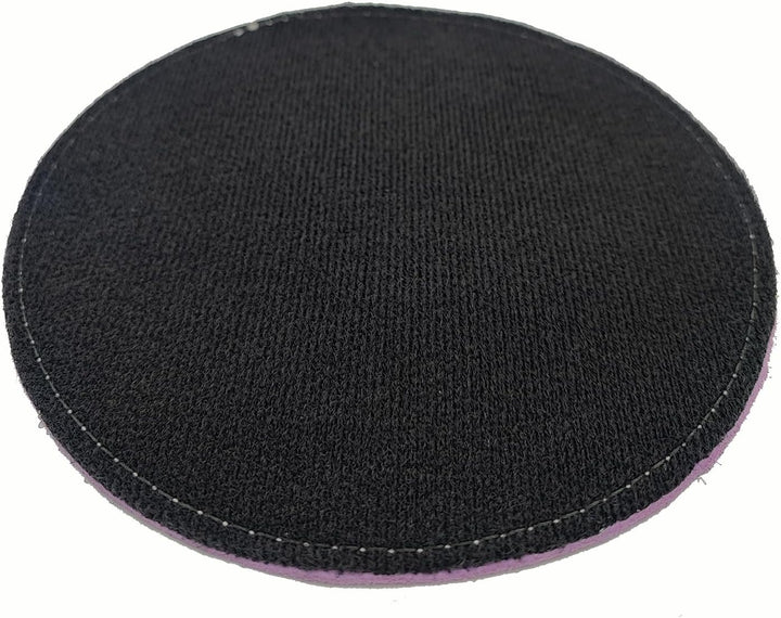 MMSTRIKE 2x Bowling Shammy Leather Pad+Black GripFlex Rubber Base Disc-Hook &amp; Loop System.Oil Remova