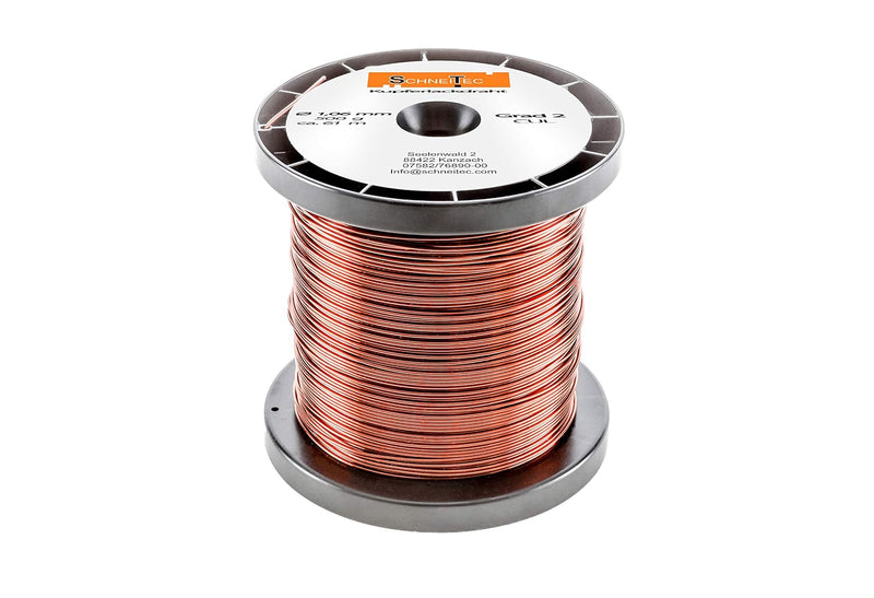 Kupferlackdraht W210 Ø 1,06 mm 500 g CU Lackdraht Grad 2 CUL Kupferdraht Gewicht 500 Gramm Durchmess