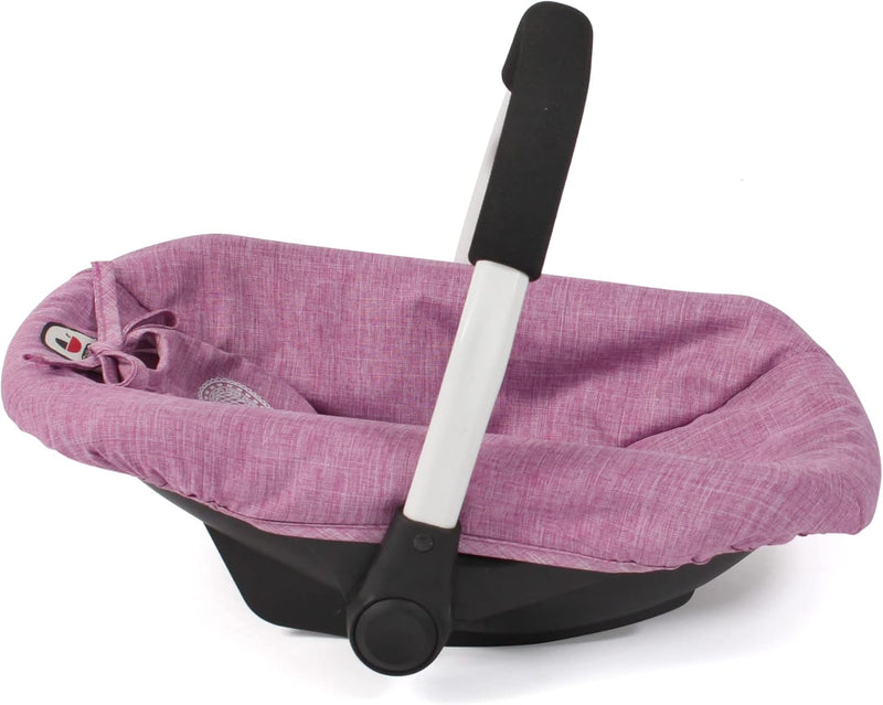 Bayer Chic 2000 - Puppen-Autositz für Baby-Puppen, Puppentrage, Puppenzubehör, Jeans pink