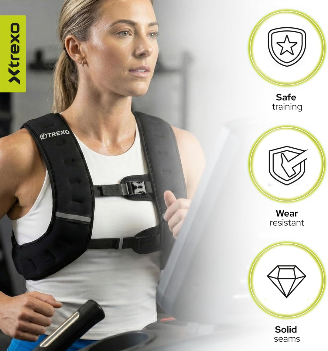 Trainingsweste mit Gewichten 5/8/10 KG 5 KG, 5 KG