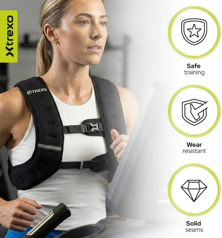 Trainingsweste mit Gewichten 5/8/10 KG 5 KG, 5 KG