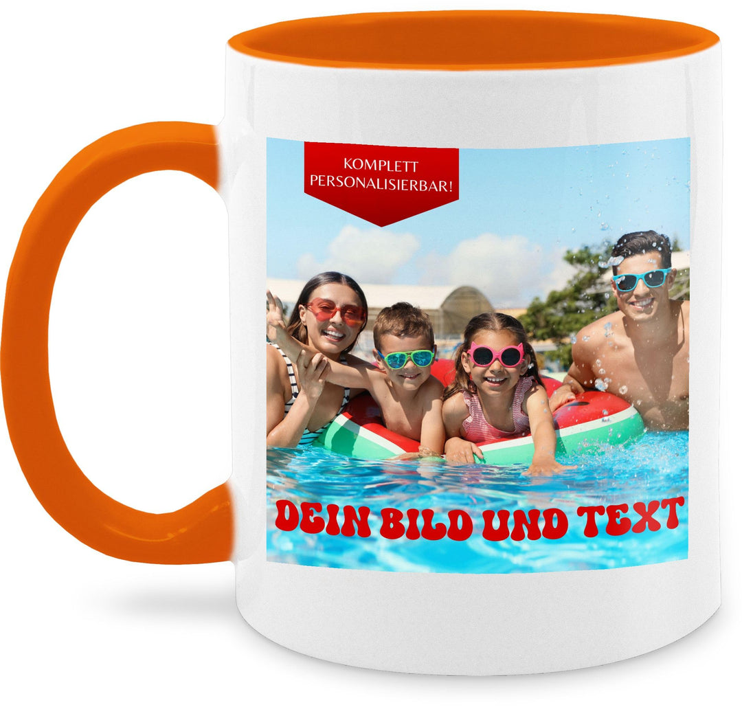 Tasse Tassen 325ml - Geschenk mit eigenem Foto und Text personalisiert I Eigenes Bild I Custom Photo