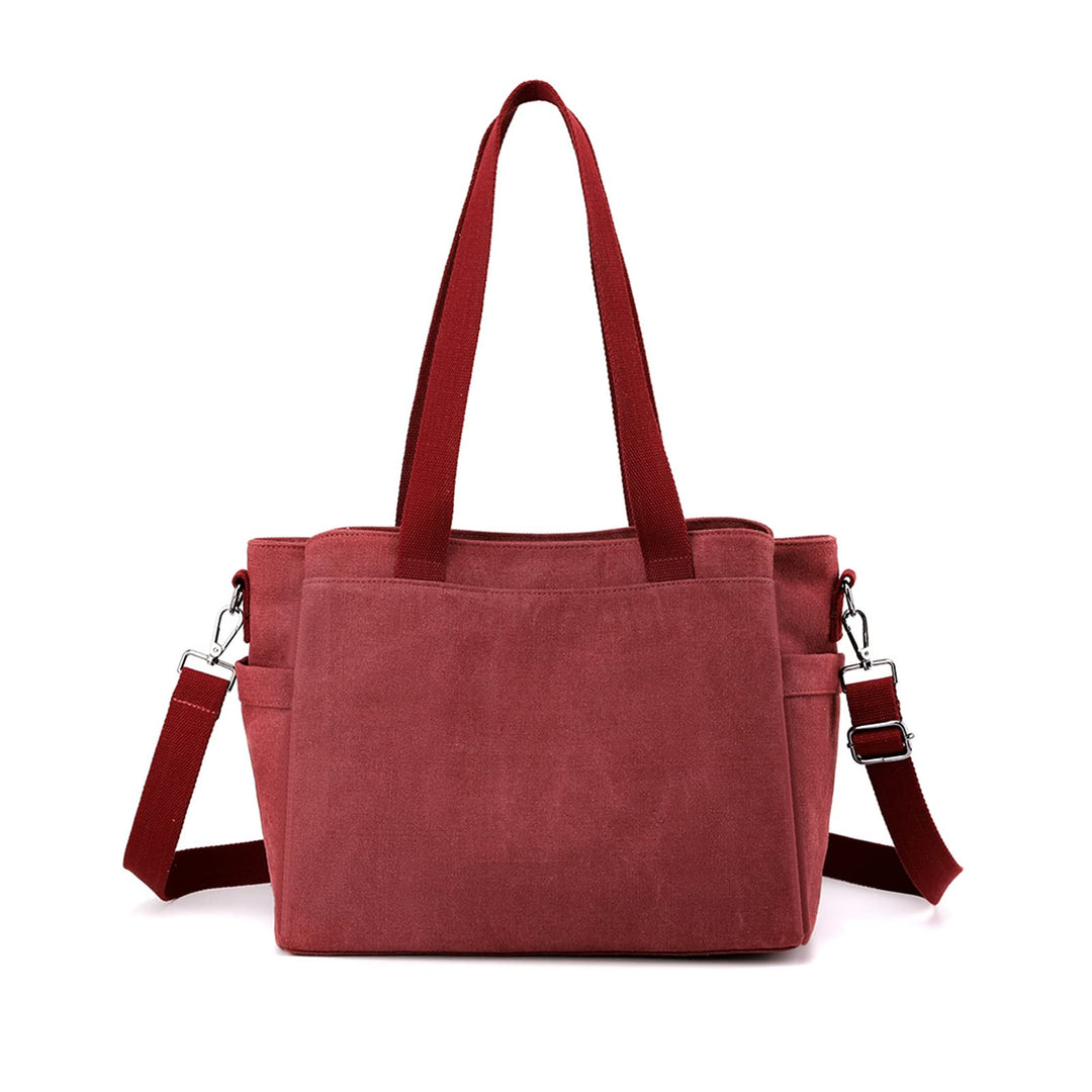 NICOLE & DORIS Canvas Handtasche Damen Grosse Kapazität Tote Tasche Shopper Schultertasche Casual Um