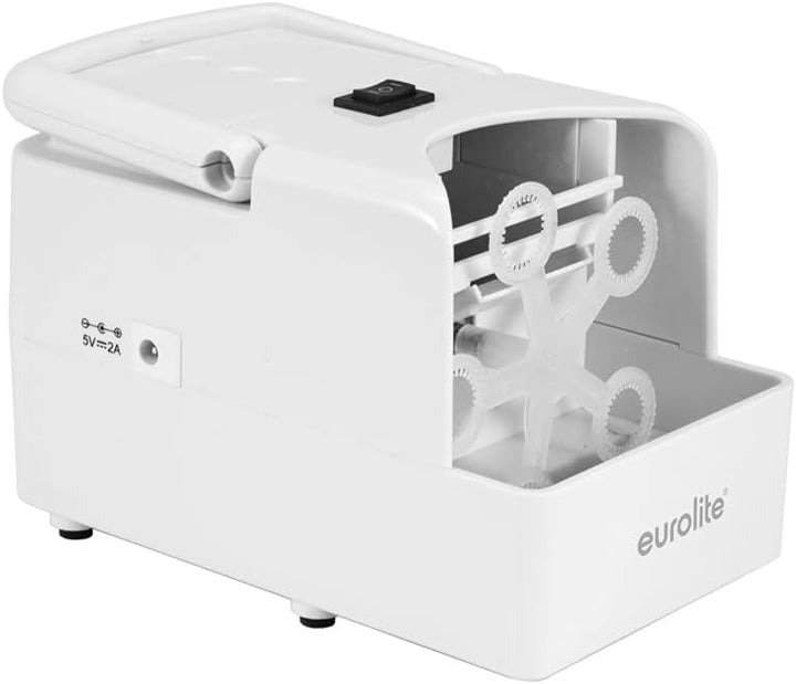EUROLITE B-20 Mini-Seifenblasenmaschine | Mini-Seifenblasenmaschine mit Batteriebetrieb