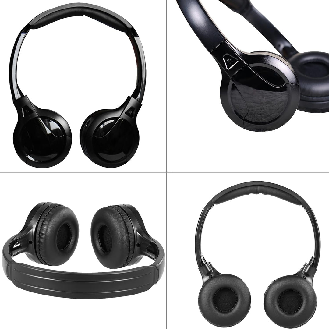 Kabellose Stereo-Kopfhörer für TV, Over-Ear-Headset Kabelgebundene Kopfhörer mit Sender, 20-30m kabe