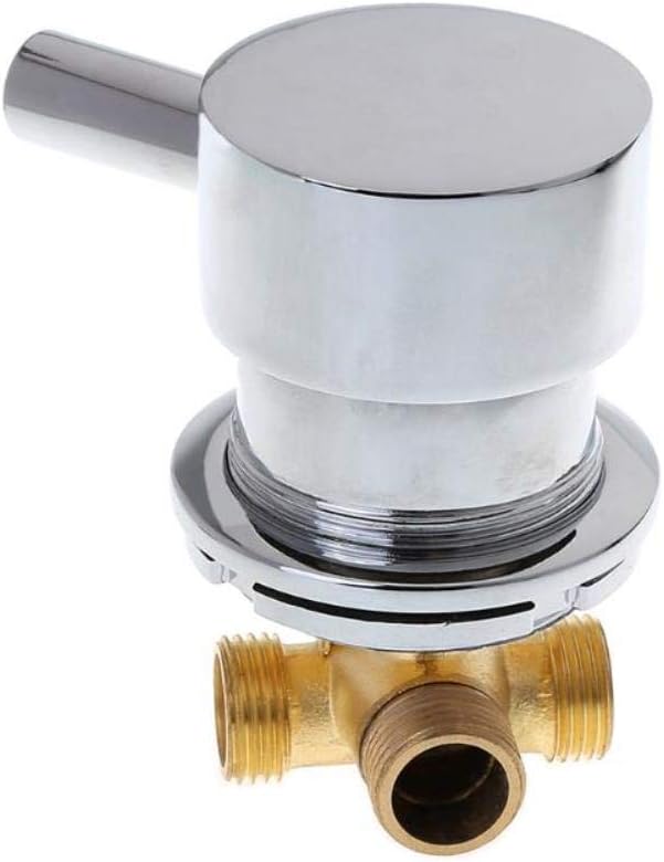 AFUDER Duschkabinenmischer Heiss-Kaltwasser-Mischventil-Mischer Zwei In Einem Aus Wasserhahn G1/2" F