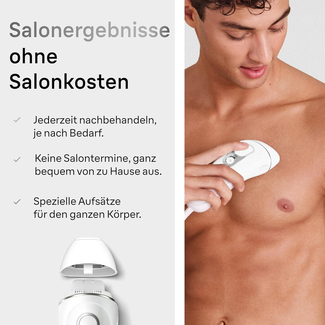 Braun IPL Silk Expert Pro 5 Haarentfernungsgerät Herren, sichtbare Haarentfernung für Männer, Design