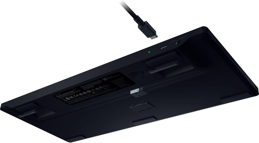 Razer BlackWidow V4 Tenkeyless HyperSpeed Low Profil - Kabellose Hot-Swap-Gaming-Tastatur (HyperSpee