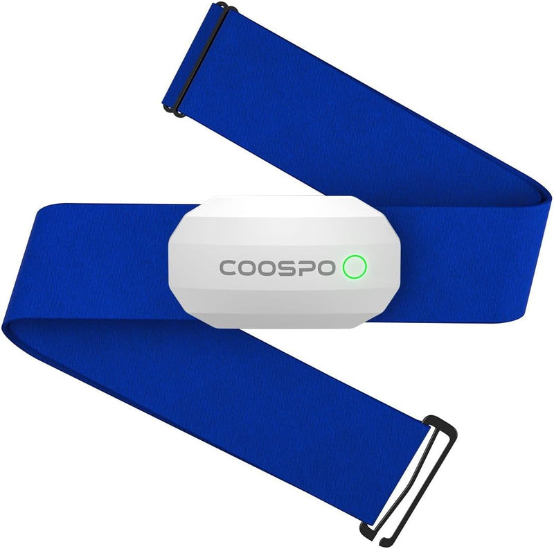 COOSPO H808S Brustgurt Pulsmesser ANT+/Bluetooth Herzfrequenzmesser Sensor, HRM Premium Pulsgurt HRM