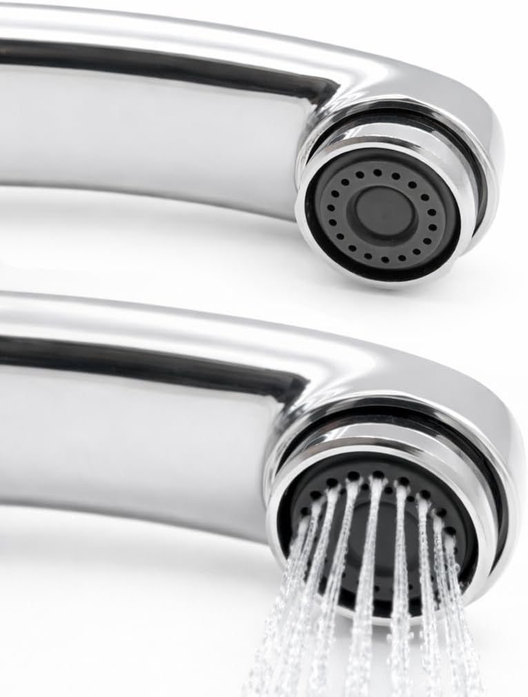 Niederdruck Hygienearmatur Waschtischarmatur Waschbecken Wasserhahn mit langem Hebel, Einhebelmische