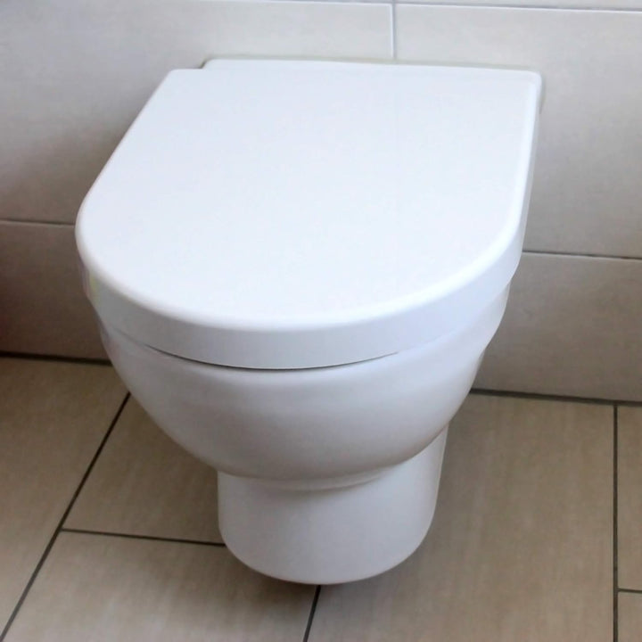Gentlemen® Premium WC-Sitz mit Absenkautomatik - Duroplast Antibakteriell | Toilettendeckel mit Quic
