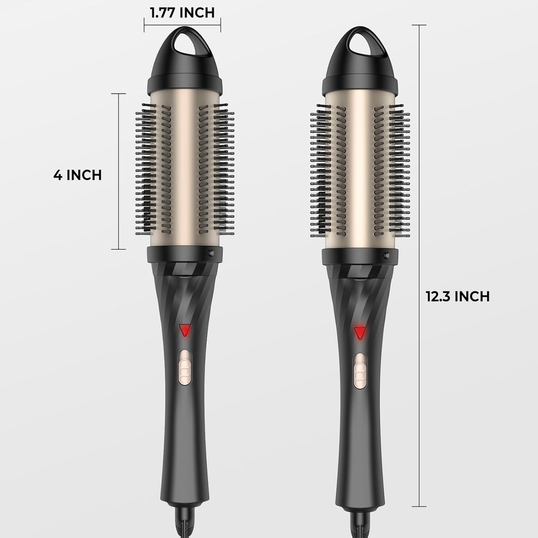 32mm Thermal Brush, 3 IN 1 Lockenbürste Wärmebürste, Keramik-Turmalin Hot Brush Rundbürste，Heisse Bü