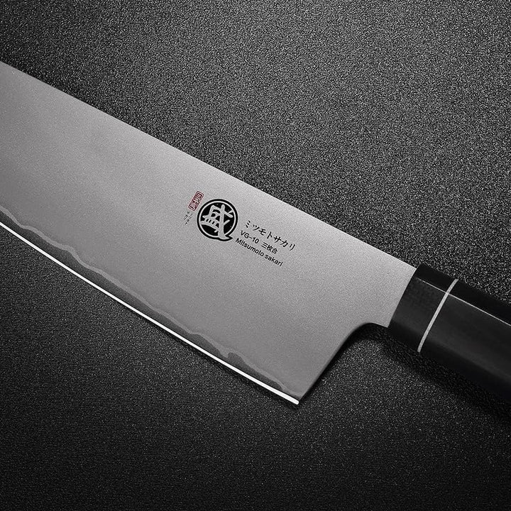 MITSUMOTO SAKARI 17 cm Professionelles Santoku Messer, Japanisches küchenmesser, Handgeschmiedetes K