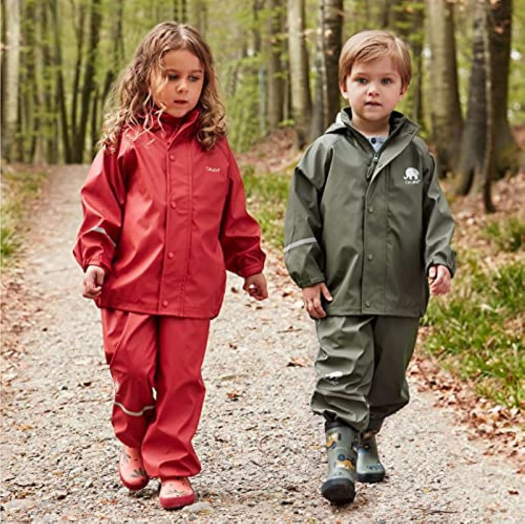 Celavi Unisex Basic Rainwear Set-Solid Pu Regenjacke 70 Baked Apple, 70 Baked Apple