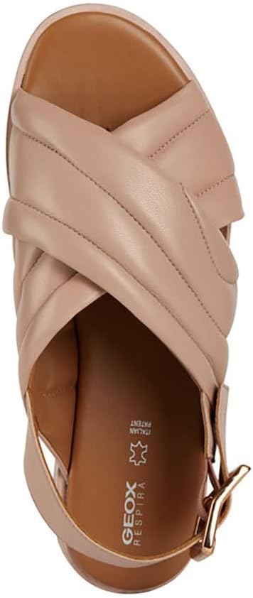 Geox Mädchen D Naileen Flat Sandal 36 EU Nude, 36 EU Nude