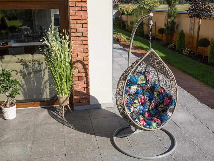 PillowPrim Hängesessel Kissen, Auflage für Polyrattan/Rattan Hängeschaukel, Polster, Hängekorb, Scha