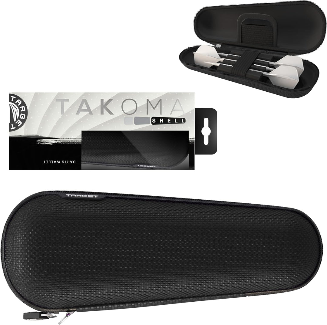 Target Japan Takoma Shell Wallet, Schwarz | Dart-Tasche, Dart-Aufbewahrungsbehälter, hält 3 vollstän