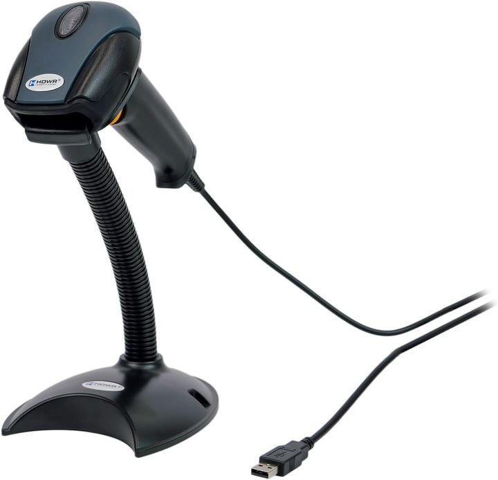 Automatisches Barcode-Lesegerät mit USB, Barcodescanner zum freihändigen Lesen von Strichcode mit ve