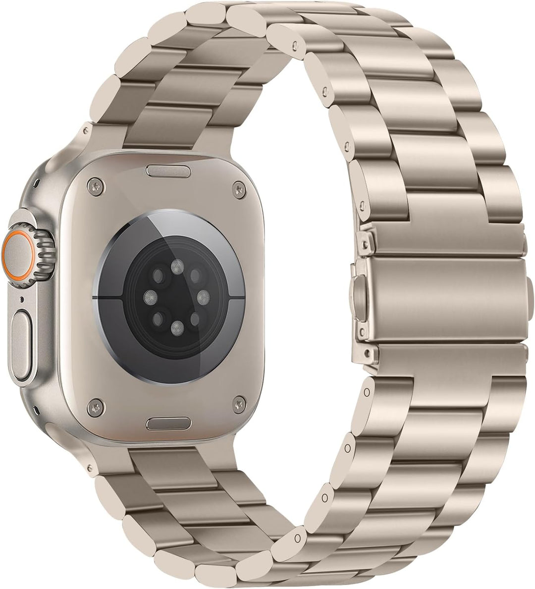 Tasikar Armbänder Kompatibel mit Apple Watch Ultra Ultra 2 49mm Prämie Edelstahl Metallarmband Kompa