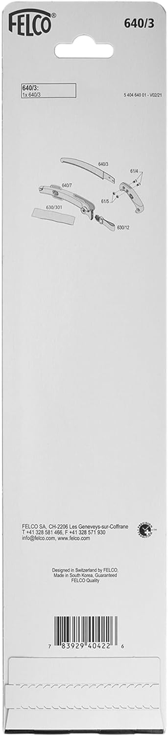 FELCO 640/3 Ersatz-Sägeblatt, (für FELCO 640 Säge - Zugschnittsäge) Silber